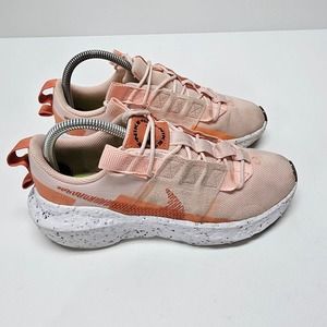 Nike Crater Impact Running Shoes Pink Peach Womens Size 8 CW2386-602